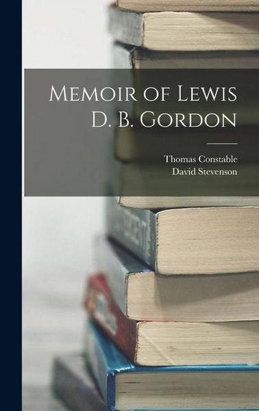 Produktbild: Memoir of Lewis D. B. Gordon