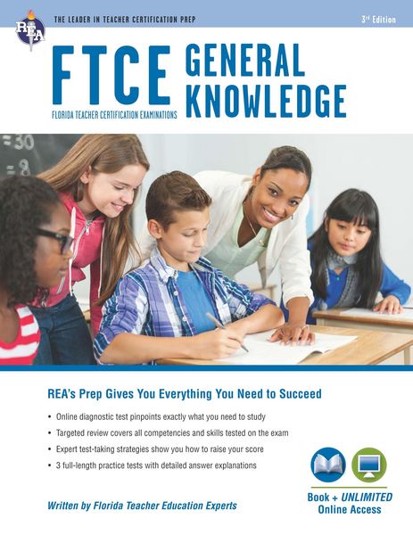 Produktbild: FTCE General Knowledge Book + Online