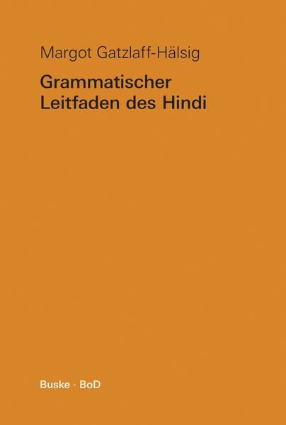 Produktbild: Grammatischer Leitfaden des Hindi