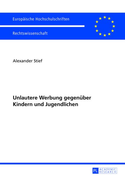 Produktbild: Unlautere Werbung gegenueber Kindern und Jugendlichen