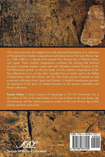 Produktbild: Wisdom from the Late Bronze Age