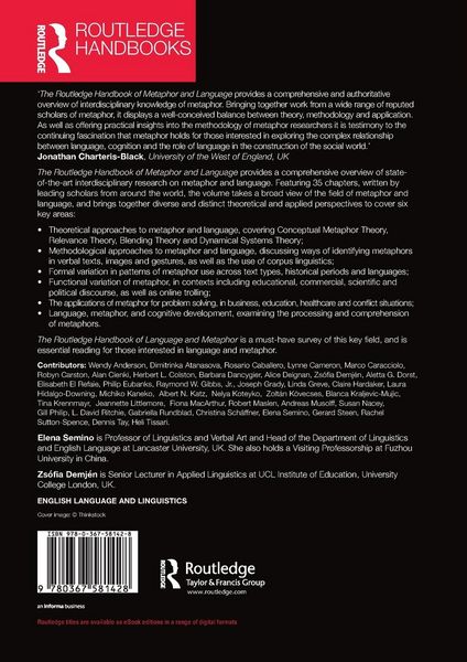 Produktbild: The Routledge Handbook of Metaphor and Language
