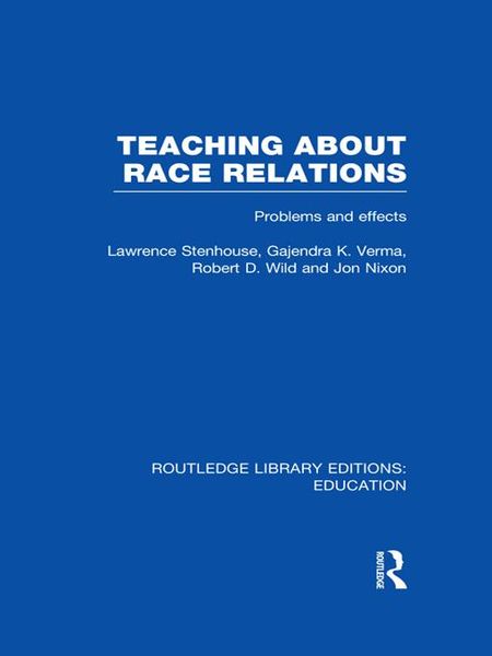 Produktbild: Teaching About Race Relations (RLE Edu J)