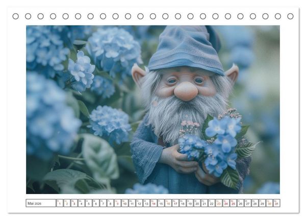 Produktbild: Auf den Spuren der Zwerge (Tischkalender 2026 DIN A5 quer), CALVENDO Monatskalender