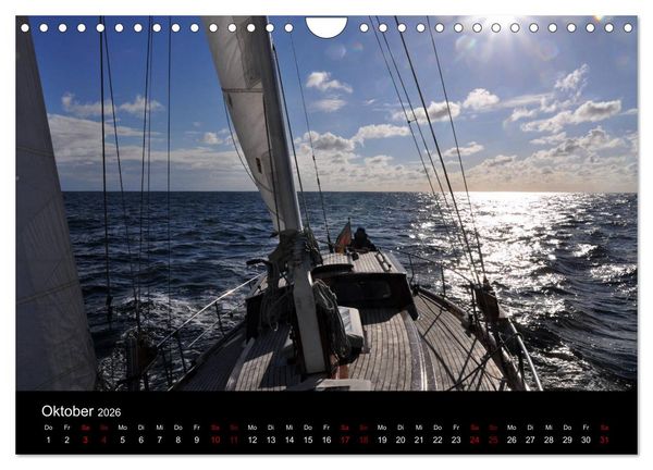 Produktbild: Marina Guide's Segelimpressionen 2026 (Wandkalender 2026 DIN A4 quer), CALVENDO Monatskalender