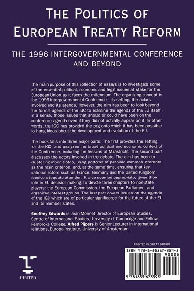 Produktbild: Politics of European Treaty Reform