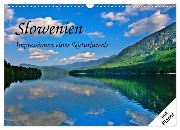 Produktbild: Slowenien - Impressionen eines Naturjuwels (Wandkalender 2026 DIN A3 quer), CALVENDO Monatskalender