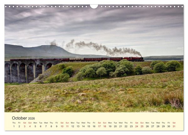 Produktbild: Steam Landscape (Wall Calendar 2026 DIN A3 landscape), CALVENDO 12 Month Wall Calendar