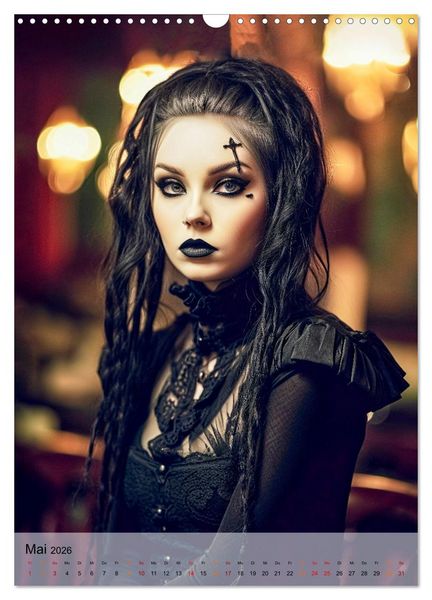 Produktbild: Gothic ist cool (Wandkalender 2026 DIN A3 hoch), CALVENDO Monatskalender