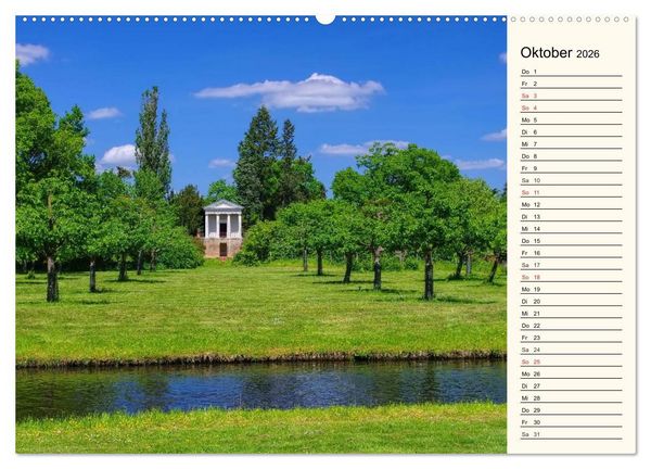 Produktbild: Spaziergang durch den W&ouml;rlitzer Park (Wandkalender 2026 DIN A2 quer), CALVENDO Monatskalender