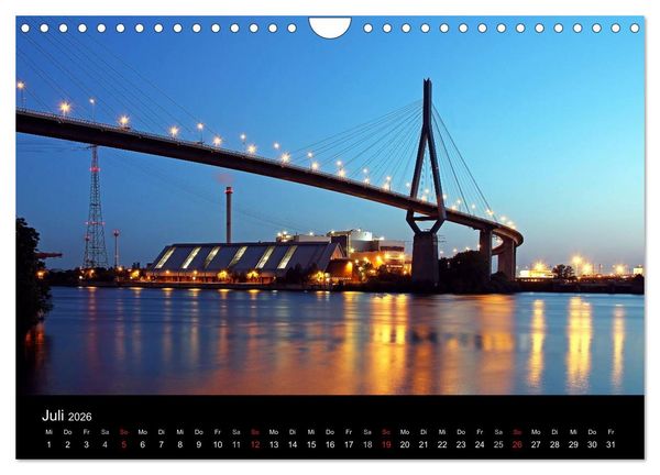 Produktbild: Hamburg (Wandkalender 2026 DIN A4 quer), CALVENDO Monatskalender