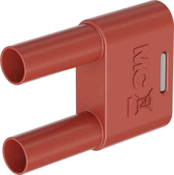 Stäubli SKS-4N-19 Verbindungsstecker Rot Stift-Ø: 4mm Stiftabstand: 19mm 1St.