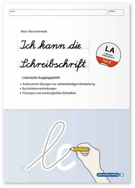 Produktbild: Ich kann die Schreibschrift - Lateinische Ausgangsschrift - LA - &Uuml;bungsheft zu den Buchstabenverbindungen