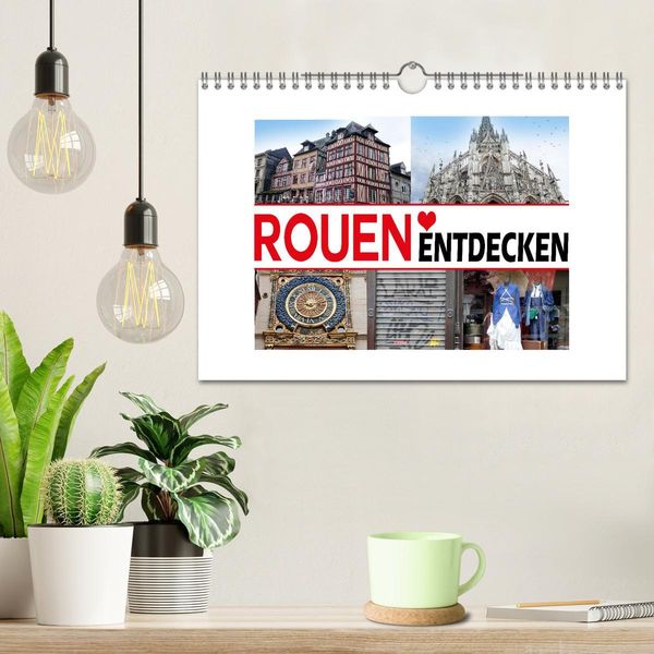 Produktbild: Rouen entdecken (Wandkalender 2026 DIN A4 quer), CALVENDO Monatskalender