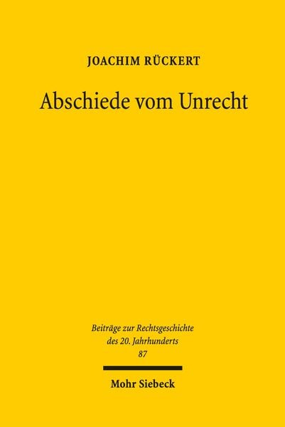 Produktbild: Abschiede vom Unrecht