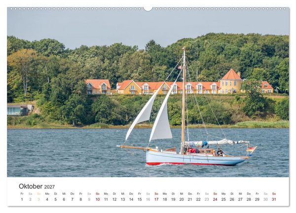 Produktbild: Flensburg maritim (Wandkalender 2027 DIN A2 quer), CALVENDO Monatskalender