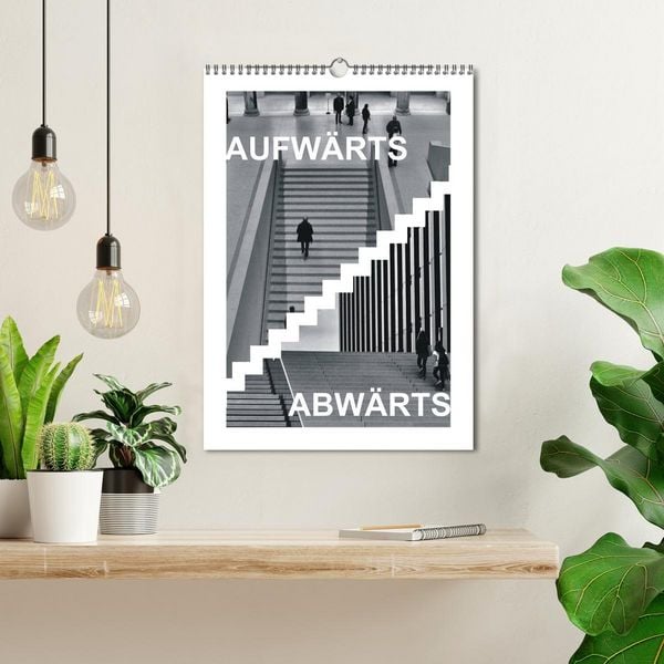 Produktbild: AUFW&Auml;RTS - ABW&Auml;RTS (Wandkalender 2026 DIN A3 hoch), CALVENDO Monatskalender