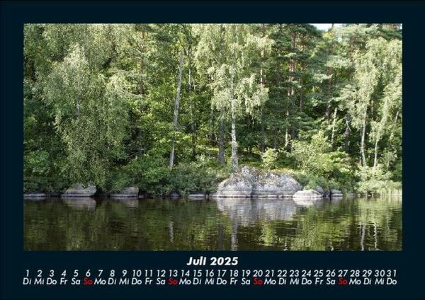 Produktbild: Landschaftskalender 2025 Fotokalender DIN A5
