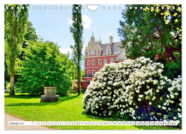 Produktbild: F&uuml;rst-P&uuml;ckler-Park und Schloss &ndash; Bad Muskau (Wandkalender 2027 DIN A4 quer), CALVENDO Monatskalender