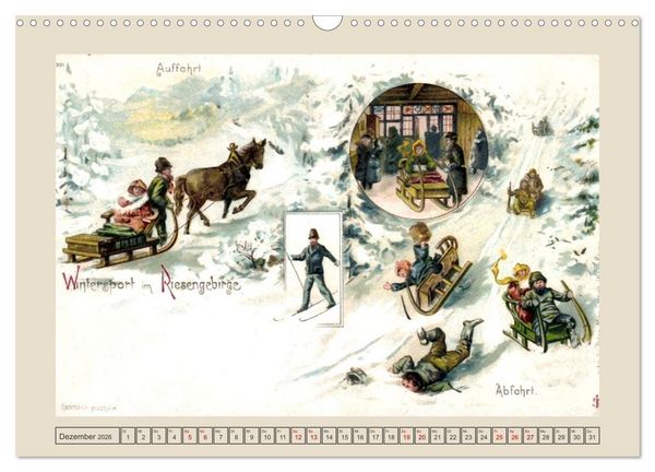 Produktbild: Gru&szlig; von der Schneekoppe (Wandkalender 2026 DIN A3 quer), CALVENDO Monatskalender