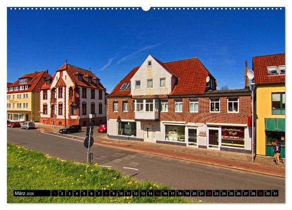 Produktbild: Stadtansichten Cuxhaven (Wandkalender 2026 DIN A2 quer), CALVENDO Monatskalender