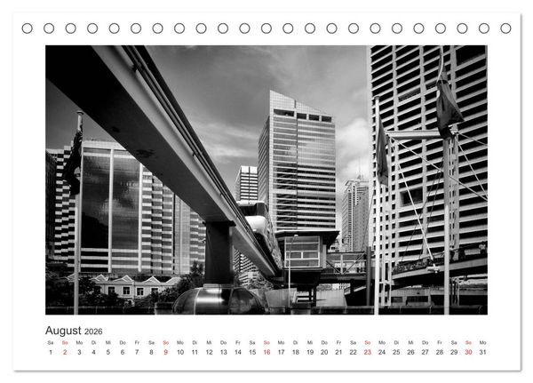 Produktbild: SYDNEY Monochrom (Tischkalender 2026 DIN A5 quer), CALVENDO Monatskalender