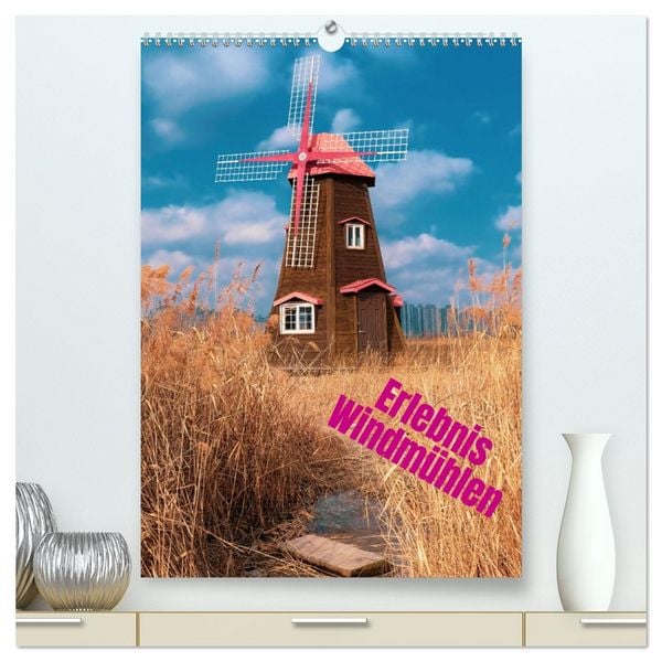 Produktbild: Erlebnis Windm&uuml;hle (hochwertiger Premium Wandkalender 2026 DIN A2 hoch), Kunstdruck in Hochglanz