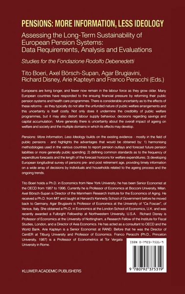 Produktbild: Pensions: More Information, Less Ideology