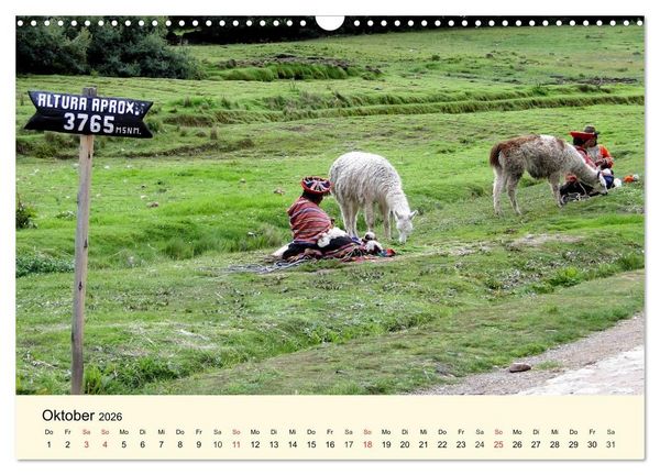 Produktbild: Im Land der Inka (Wandkalender 2026 DIN A3 quer), CALVENDO Monatskalender
