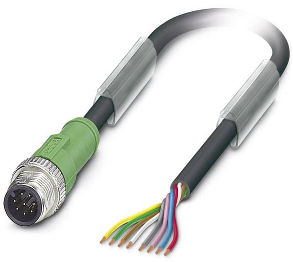 Phoenix Contact 1522516 Sensor-/Aktor-Steckverbinder, konfektioniert M12 Stecker, gerade 5.00 m Polzahl Sensoren: 8 1 St.