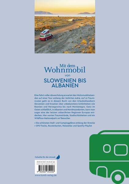 Produktbild: KUNTH Mit dem Wohnmobil von Slowenien bis Albanien