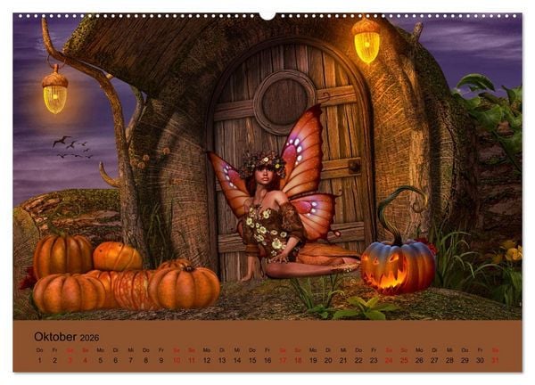 Produktbild: Elfenlichter, die Reise geht weiter (Wandkalender 2026 DIN A2 quer), CALVENDO Monatskalender