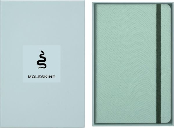 Produktbild: Moleskine Das Jahr der Schlange Bl&auml;tter Notizbuch, L/A5, fester Einband, liniert, mit Box
