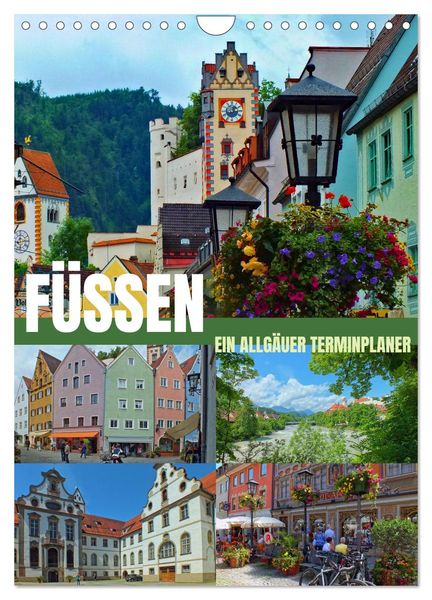 Produktbild: F&uuml;ssen - Ein Allg&auml;uer Terminplaner (Wandkalender 2026 DIN A4 hoch), CALVENDO Monatskalender