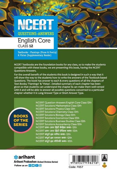 Produktbild: NCERT Questions-Answers - English Core for Class 12th