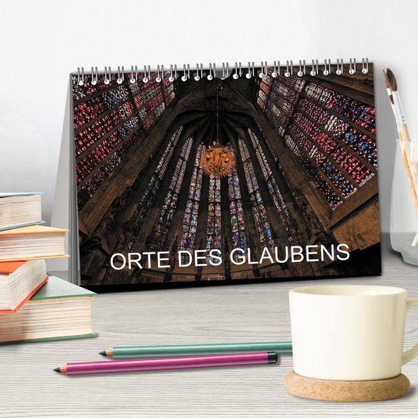 Produktbild: Orte des Glaubens (Tischkalender 2026 DIN A5 quer), CALVENDO Monatskalender