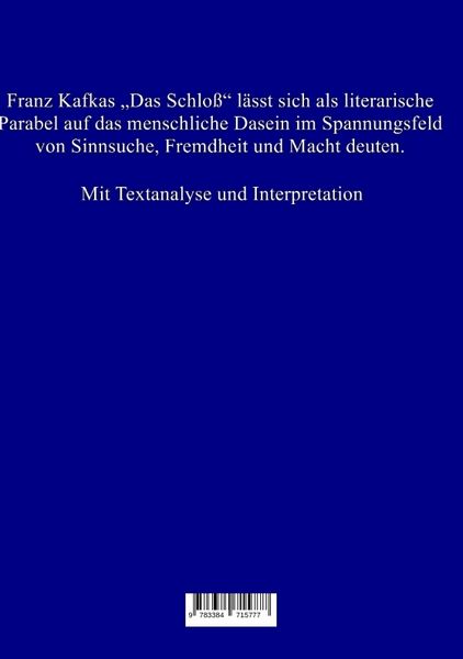 Produktbild: Das Schlo&szlig;
