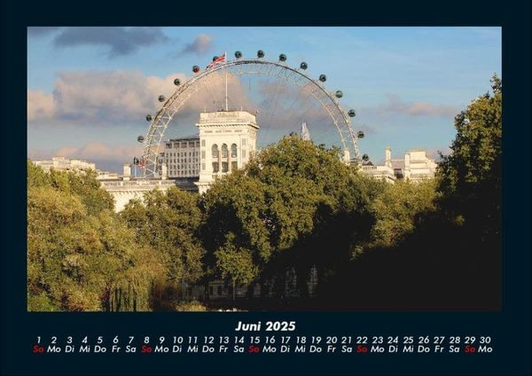 Produktbild: London 2025 Fotokalender DIN A4