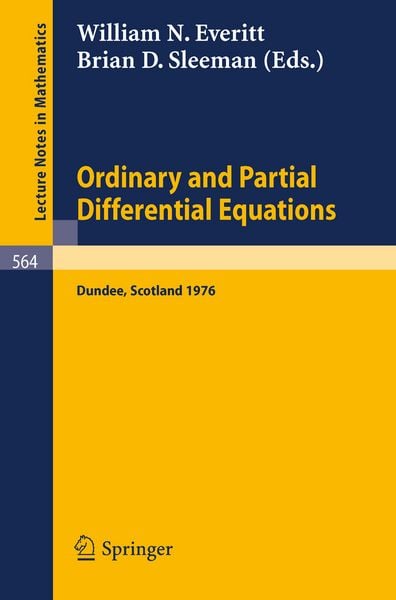Produktbild: Ordinary and Partial Differential Equations