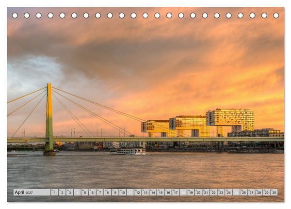 Produktbild: Wundersch&ouml;nes K&ouml;ln (Tischkalender 2027 DIN A5 quer), CALVENDO Monatskalender
