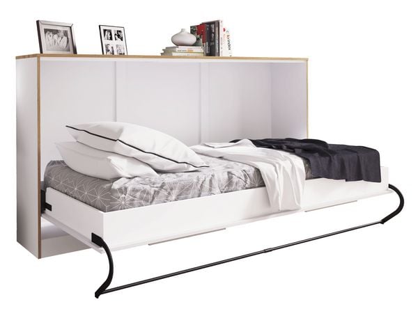 Produktbild: Schrankbett, Wandklappbett Lattenrost 90x200 cm