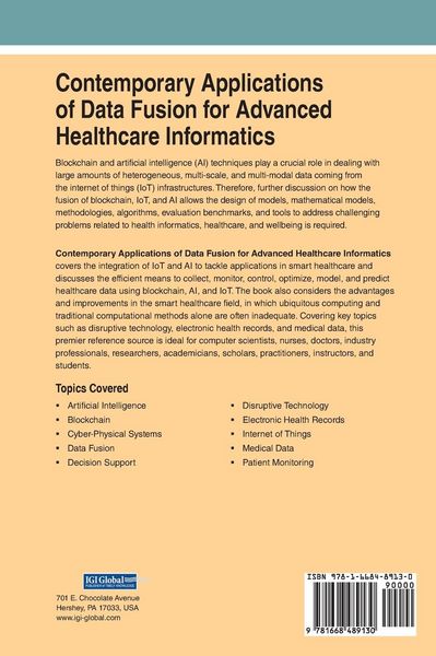 Produktbild: Contemporary Applications of Data Fusion for Advanced Healthcare Informatics