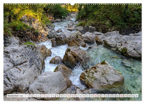 Produktbild: Unterwegs im Bergsteigerdorf Ramsau (hochwertiger Premium Wandkalender 2026 DIN A2 quer), Kunstdruck in Hochglanz