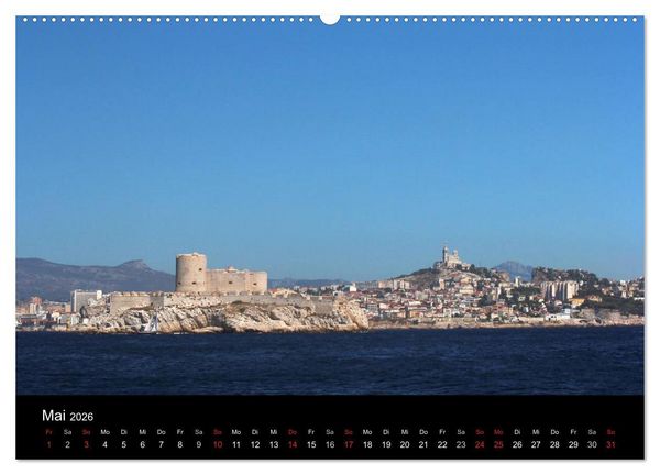 Produktbild: MARSEILLE - Die Hafenmetropole an der C&ocirc;te d'Azur (Wandkalender 2026 DIN A2 quer), CALVENDO Monatskalender