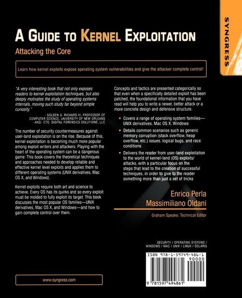 Produktbild: A Guide to Kernel Exploitation