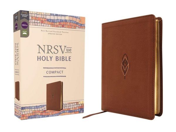 Produktbild: NRSVue, Holy Bible, Compact, Leathersoft, Brown, Comfort Print