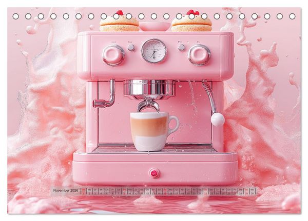 Produktbild: Dein Kaffeegenuss (Tischkalender 2026 DIN A5 quer), CALVENDO Monatskalender