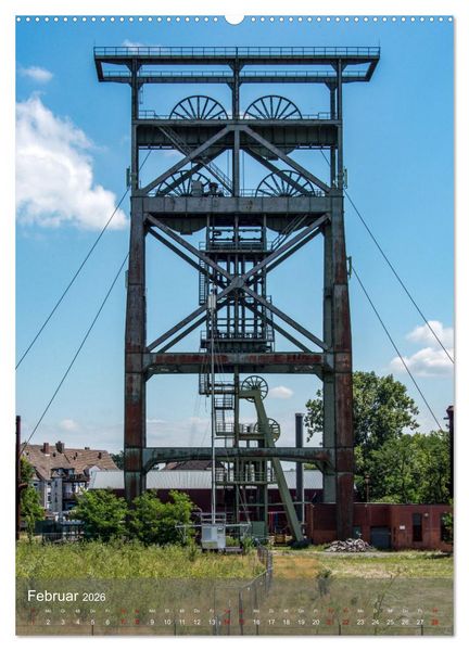 Produktbild: F&ouml;rdert&uuml;rme im Ruhrgebiet - Skulpturen der Vergangenheit (hochwertiger Premium Wandkalender 2026 DIN A2 hoch), Kunstdruck in Hochglanz