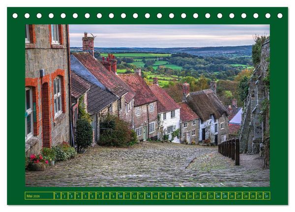 Produktbild: Rundreise: Dorset in sieben Tagen (Tischkalender 2026 DIN A5 quer), CALVENDO Monatskalender
