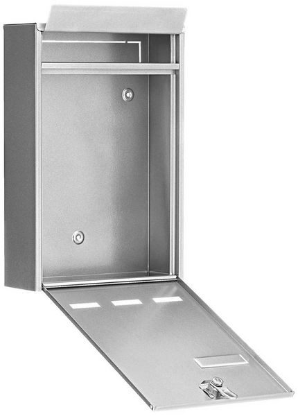 Produktbild: Burg W&auml;chter 61020 POCKET 5871 SI Briefkasten Stahl Silber Schl&uuml;sselschloss